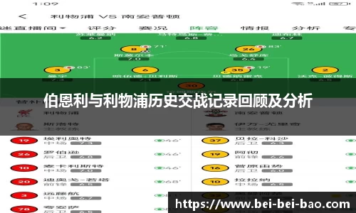 伯恩利与利物浦历史交战记录回顾及分析
